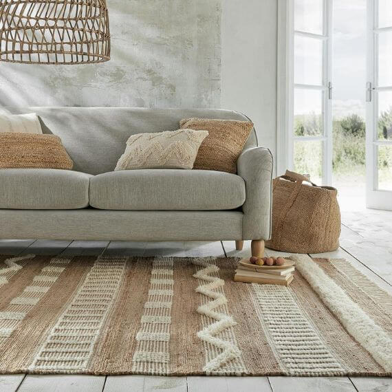 Tapis naturel en jute Medina